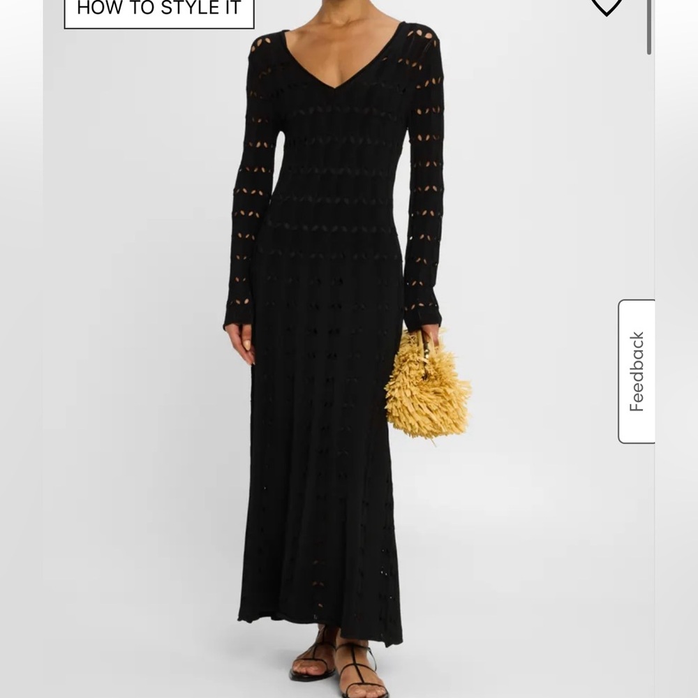 Zimmermann Black Long Sleeve Dress